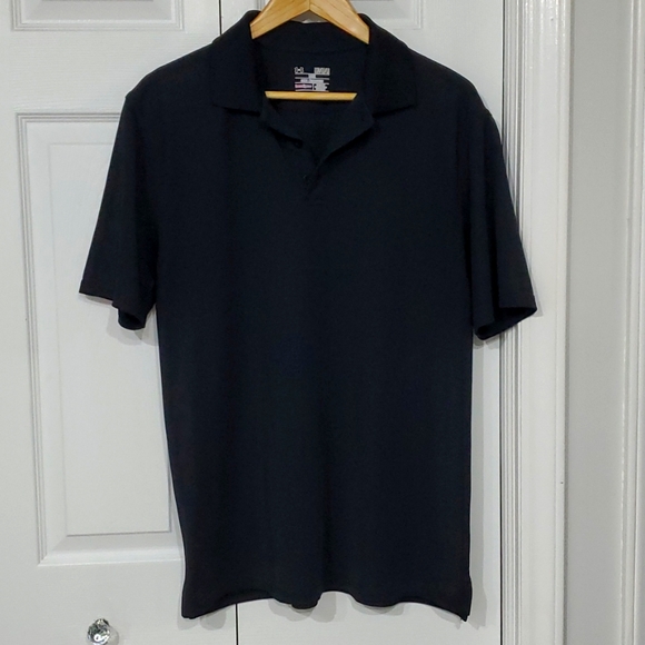 Under Armour Other - Med. Under Armor Loose Fit Black Polo EUC